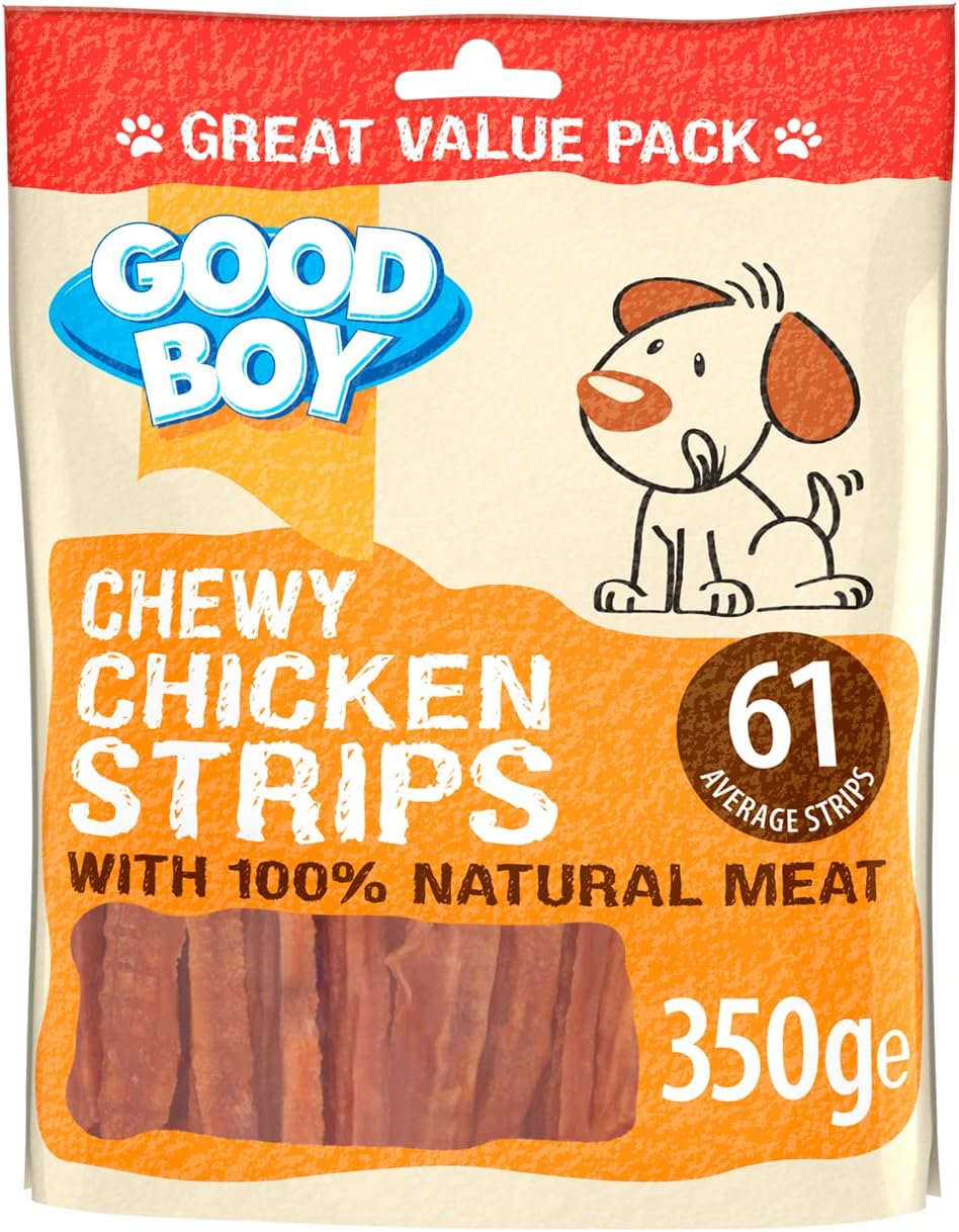Good Boy Chewy Chicken Strips Dog Treats