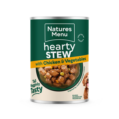Natures Menu Hearty Stew Multipack Wet Dog Food Cans - Chicken, Lamb, Beef & Salmon