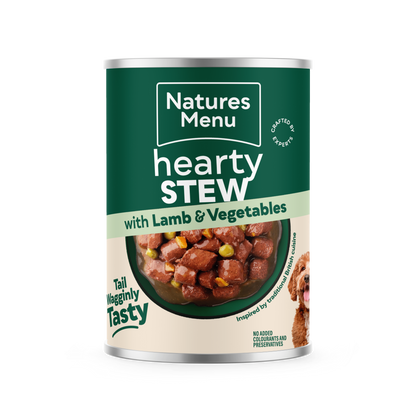 Natures Menu Hearty Stew Multipack Wet Dog Food Cans - Chicken, Lamb, Beef & Salmon