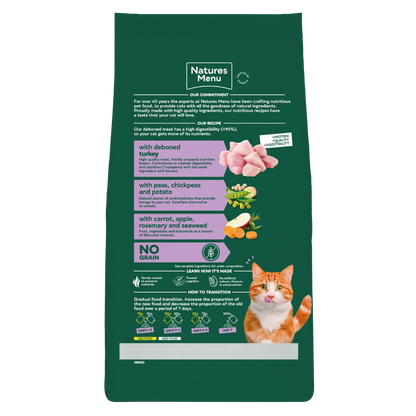 Natures Menu High in Meat with Turkey Adult Dry Cat Food