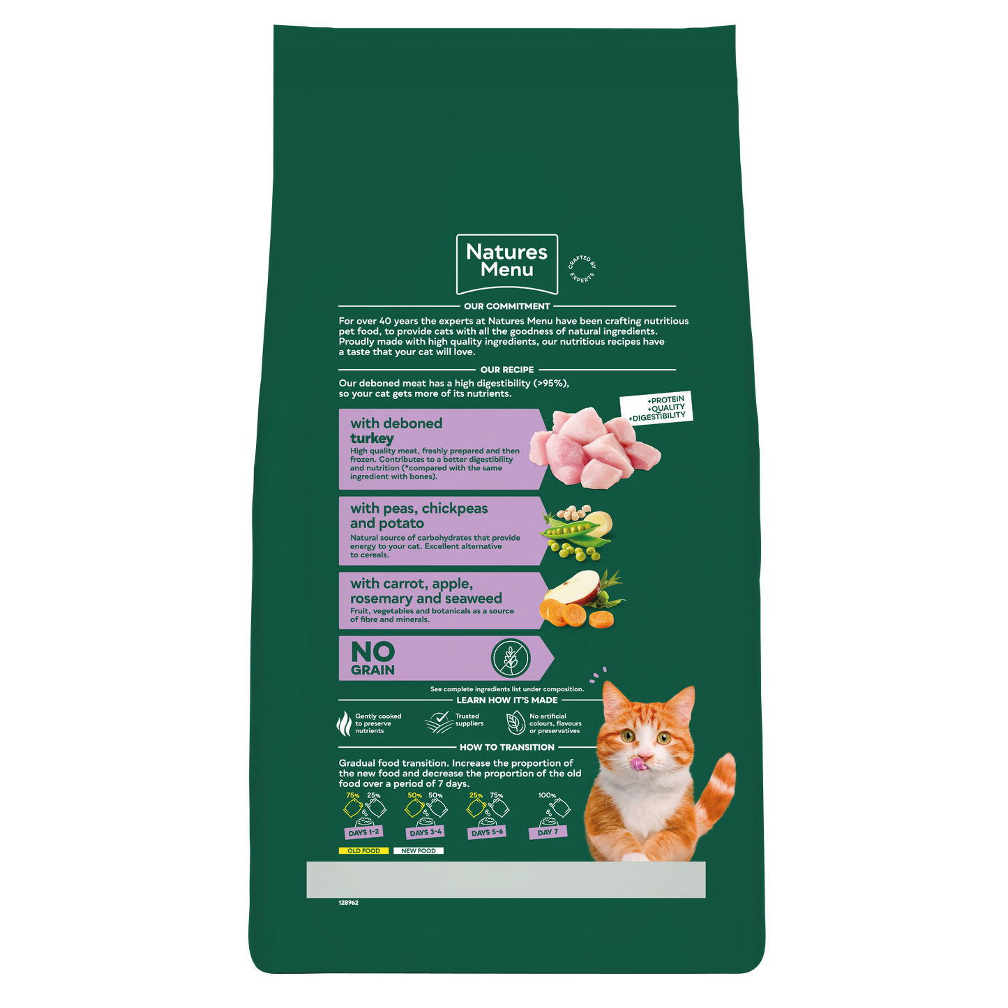 Natures Menu High in Meat with Turkey Adult Dry Cat Food
