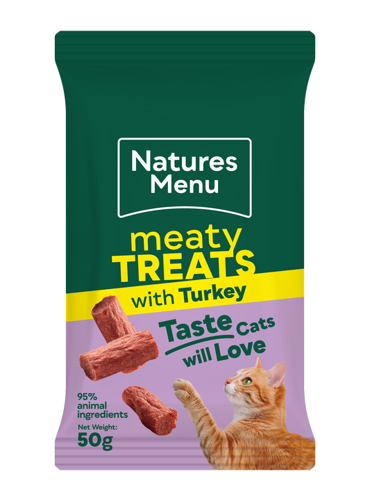 Natures Menu Cat Meaty Treats with Turkey