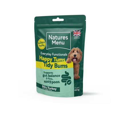 Natures Menu Freeze Dried Everyday Functionals Digestive Dog Treat - Turkey