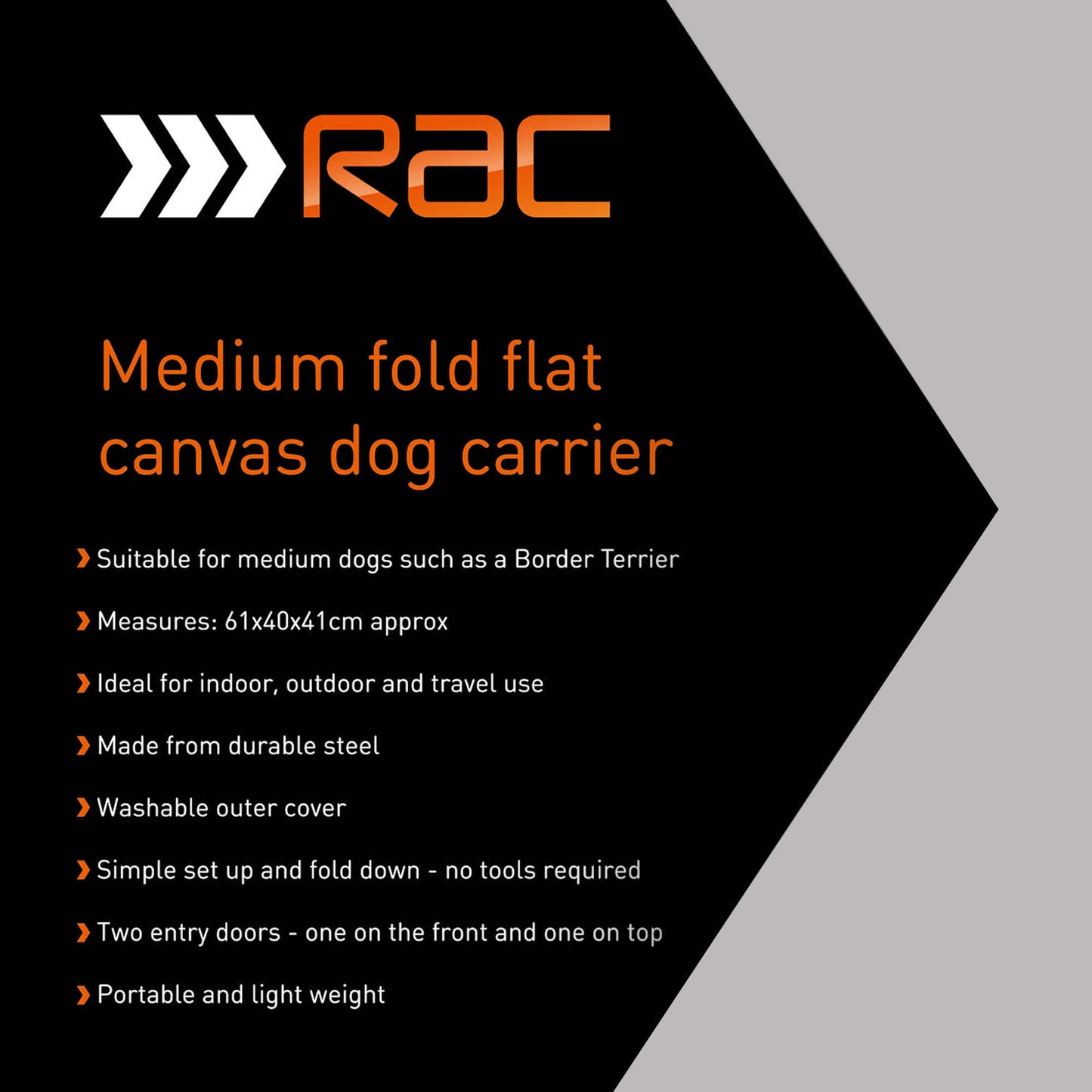 Rac Fabric Carrier for Dogs & Cats