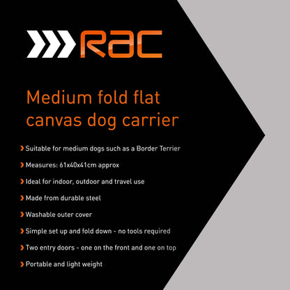 Rac Fabric Carrier for Dogs & Cats