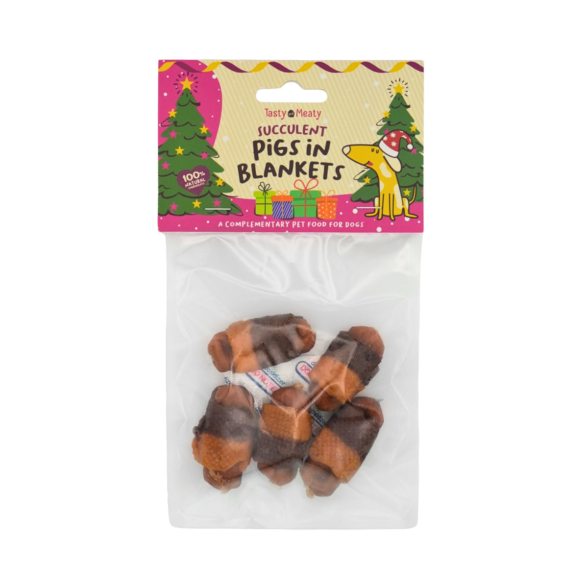 Tasty & Meaty Christmas Succulent Pigs in Blankets Dog Treats