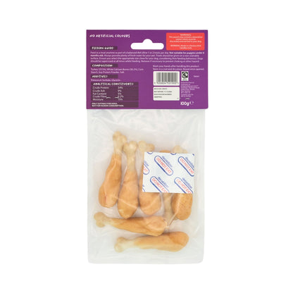 Tasty & Meaty Drummers Dog Treats - Turkey - 100g