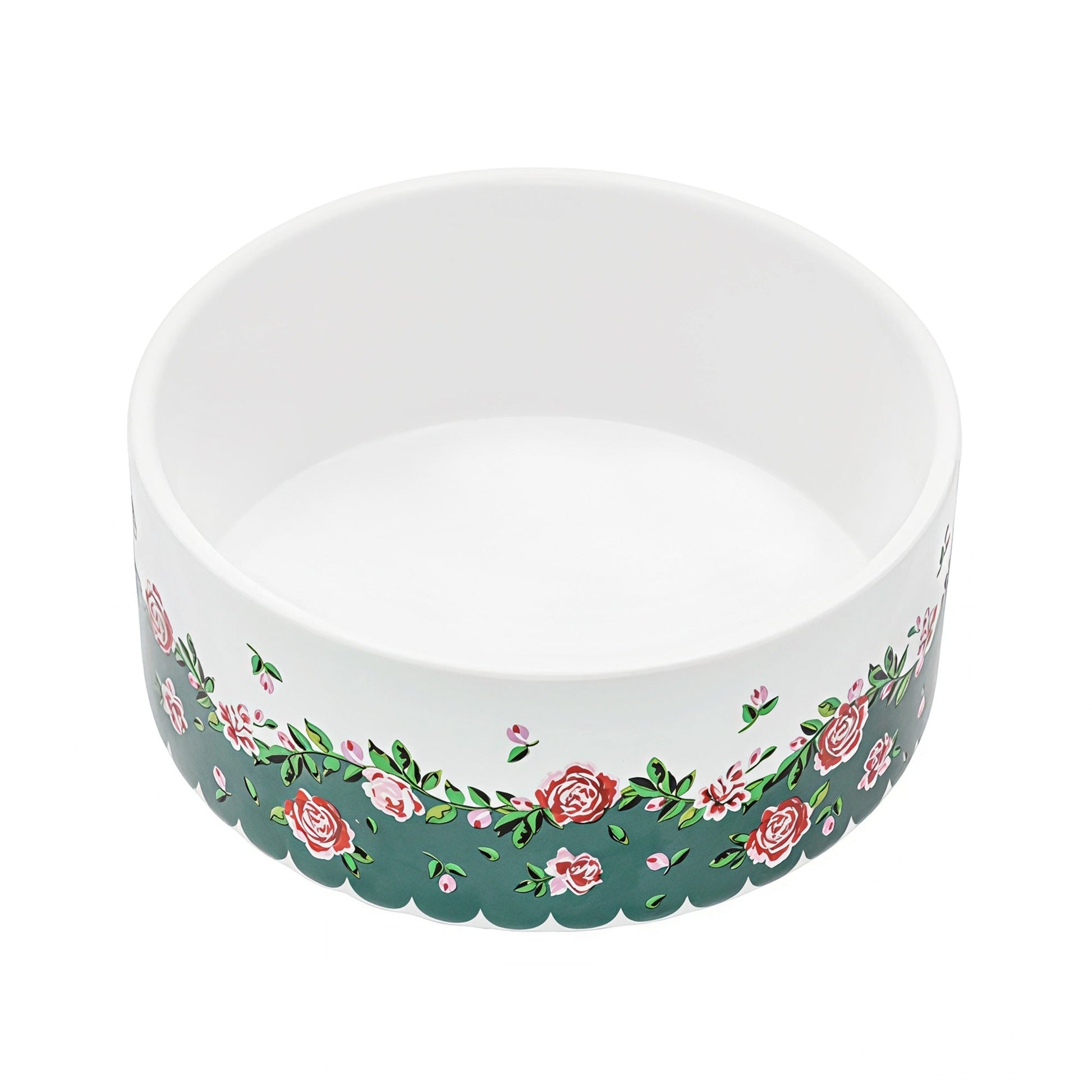 Cath Kidston Dolly Rose Ceramic Pet Bowl - Small, Medium & Large