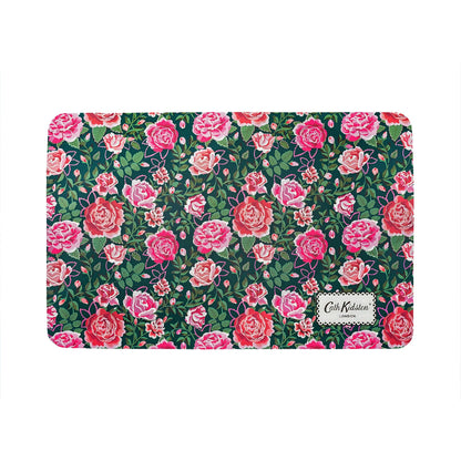 Front View of Cath Kidston Dolly Rose Pet Feeding Mat - One Size