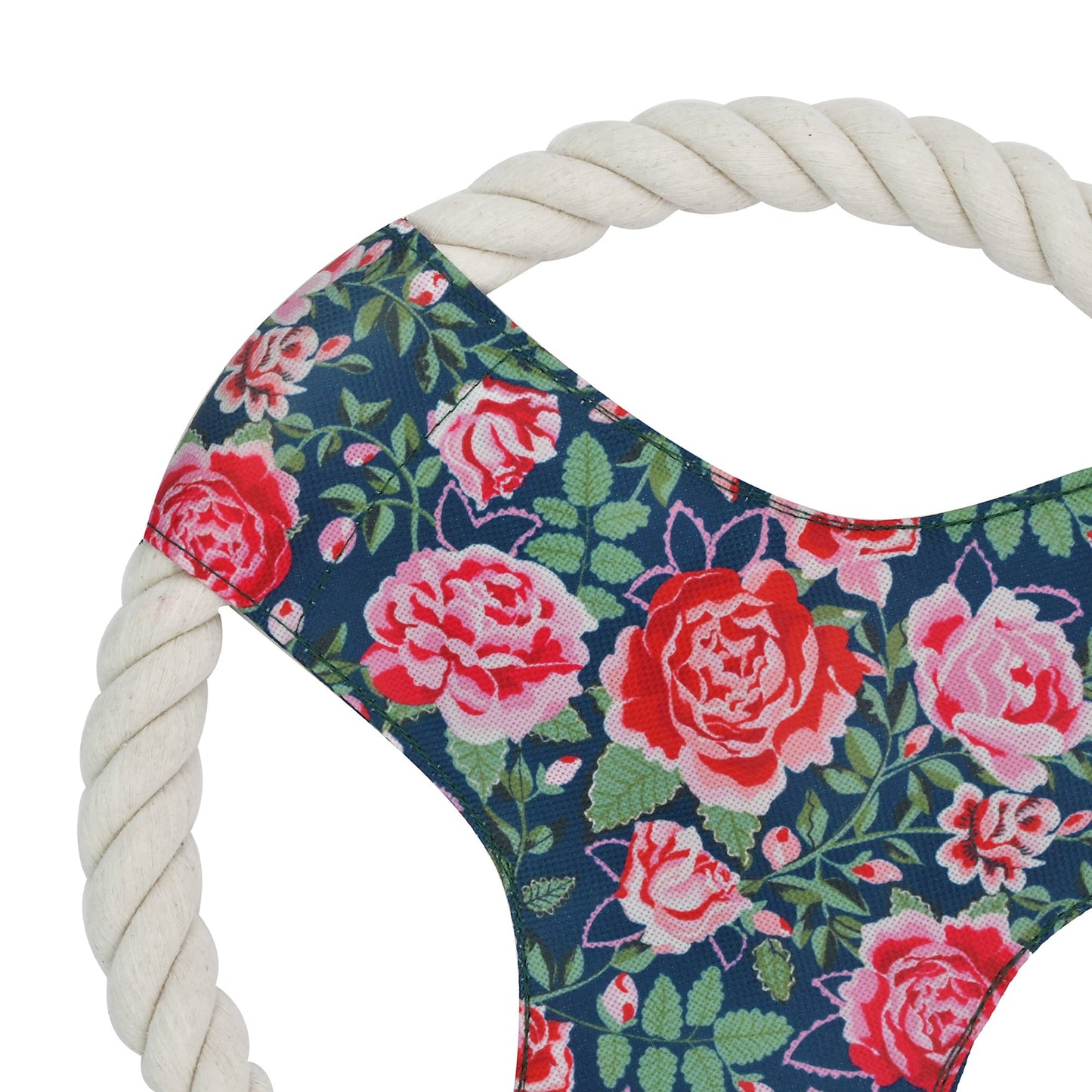 Cath Kidston Dolly Rose Rope Frisbee Dog Toy - One Size