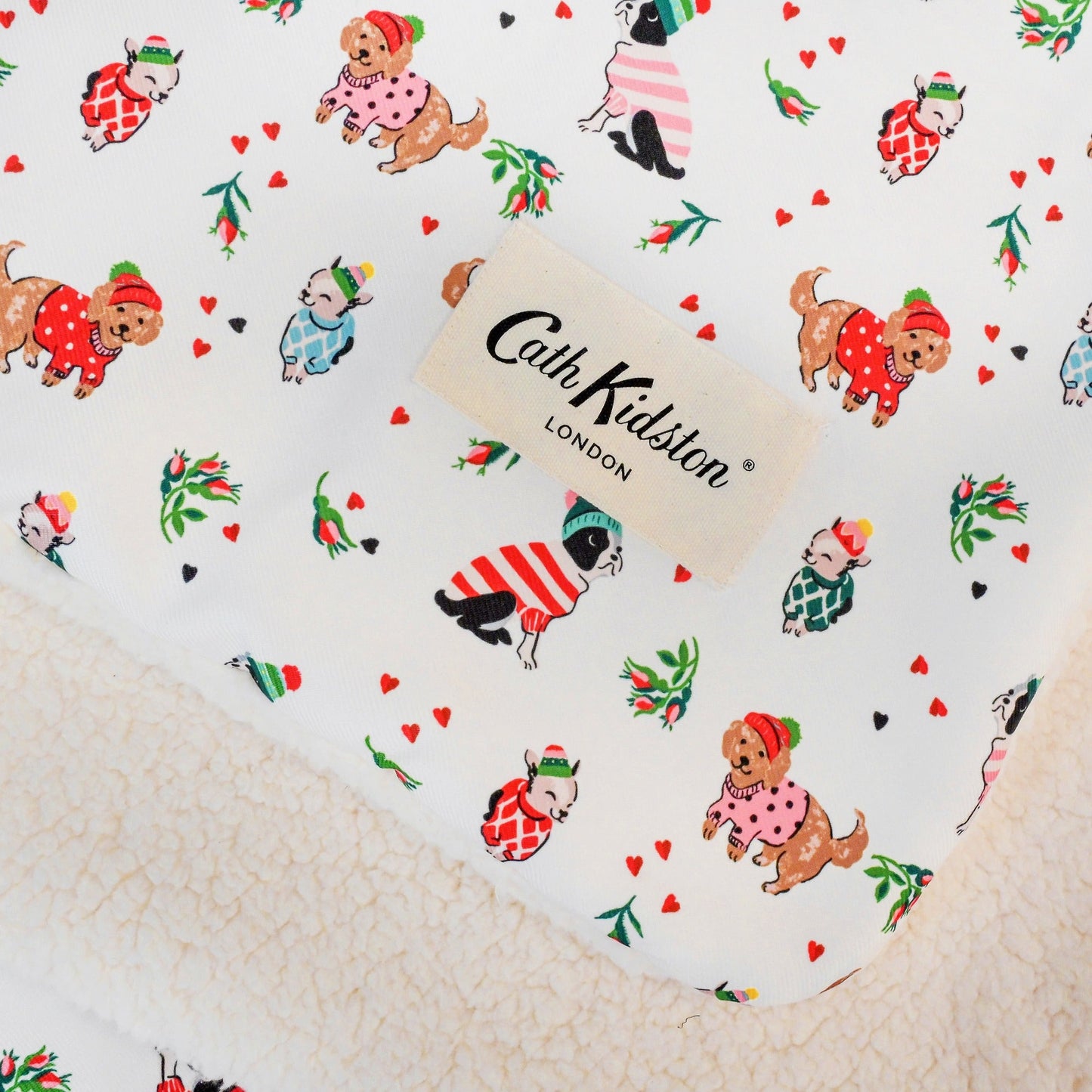 Cath Kidston Dogs & Roses Pet Blanket - 100 x 120cm