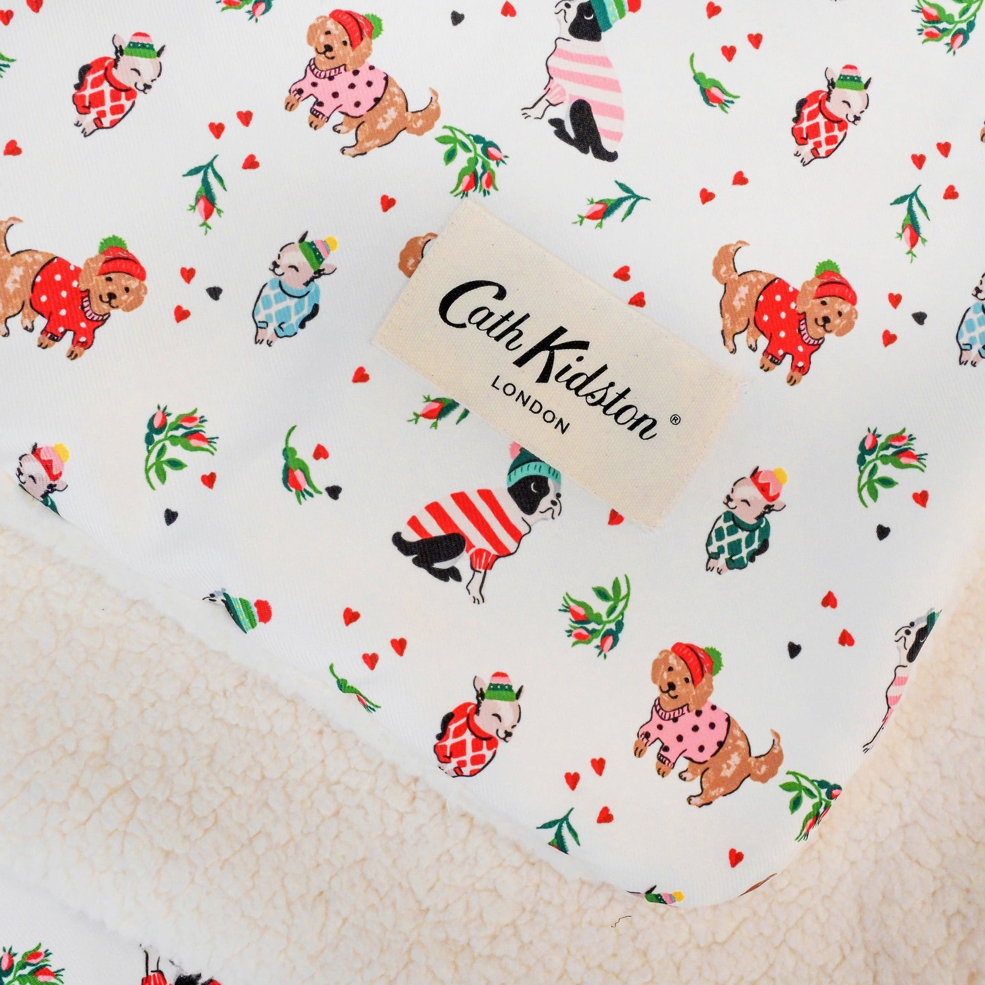 Cath Kidston Dogs & Roses Pet Blanket - 100 x 120cm