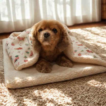 Cath Kidston Dogs & Roses Pet Blanket - 100 x 120cm