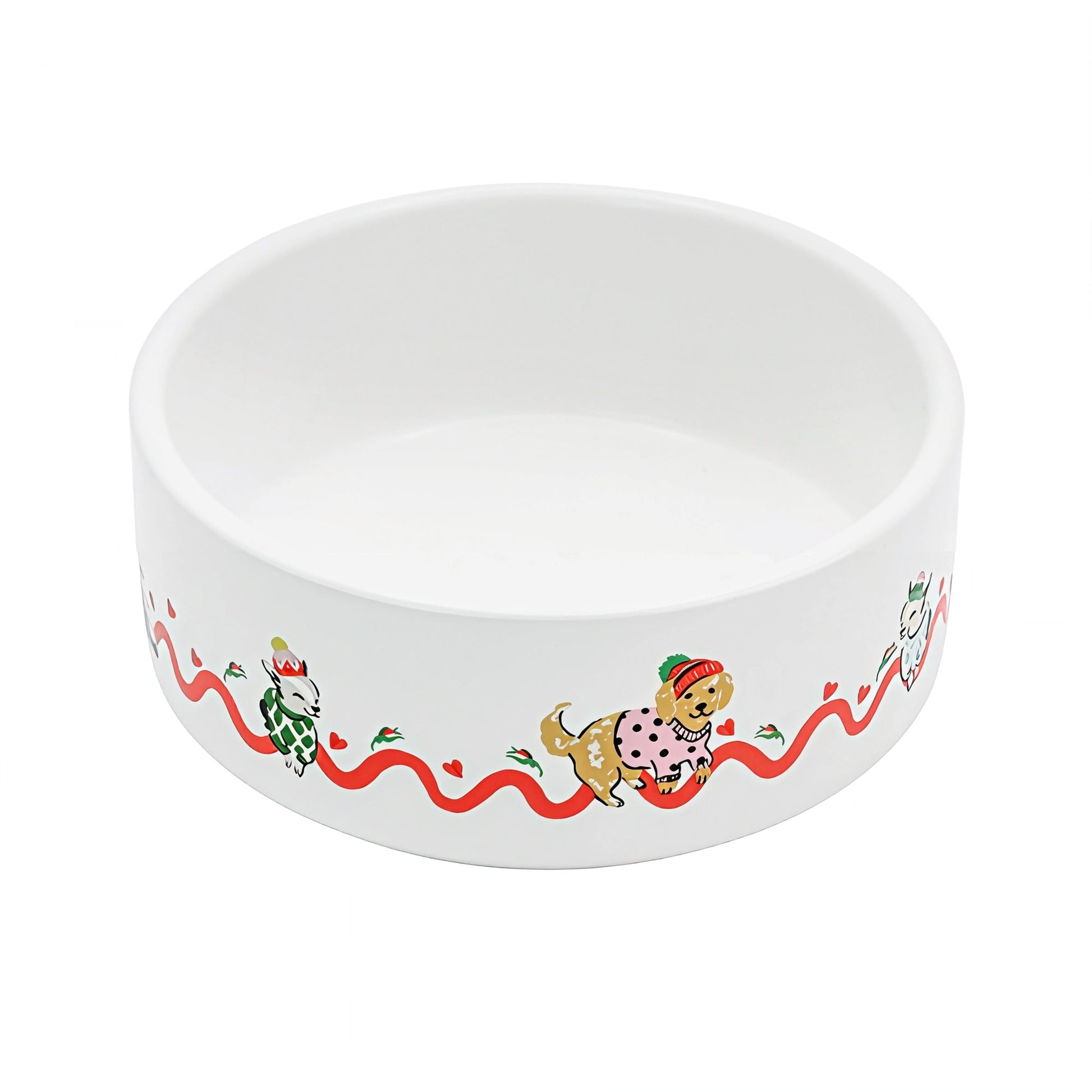 Cath Kidston Dogs & Roses Ceramic Pet Bowl - Small, Medium & Large