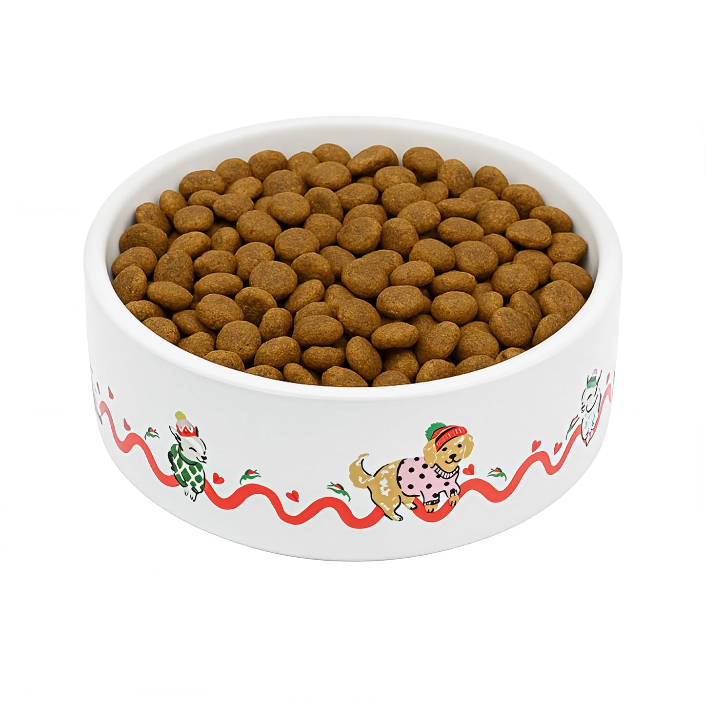 Cath Kidston Dogs & Roses Ceramic Pet Bowl - Small, Medium & Large