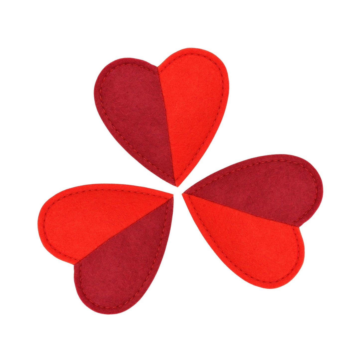 Cath Kidston Dogss & Roses Felt Hearts Cat Toy - One Size