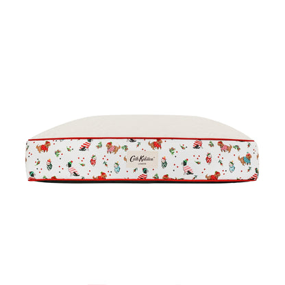 Front View of Cath Kidston Dogs & Roses Dog Mattress - Small, Medium & Large