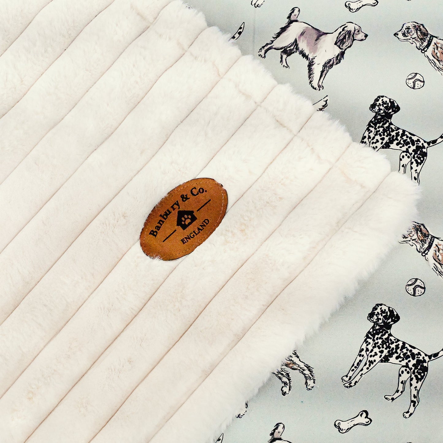 Banbury & Co Rural Retreats Almond Plush Ribbed Faux Fur Pet Blanket