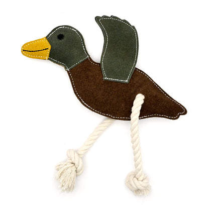 Banbury & Co Rural Retreats Suede Duck Dog Toy
