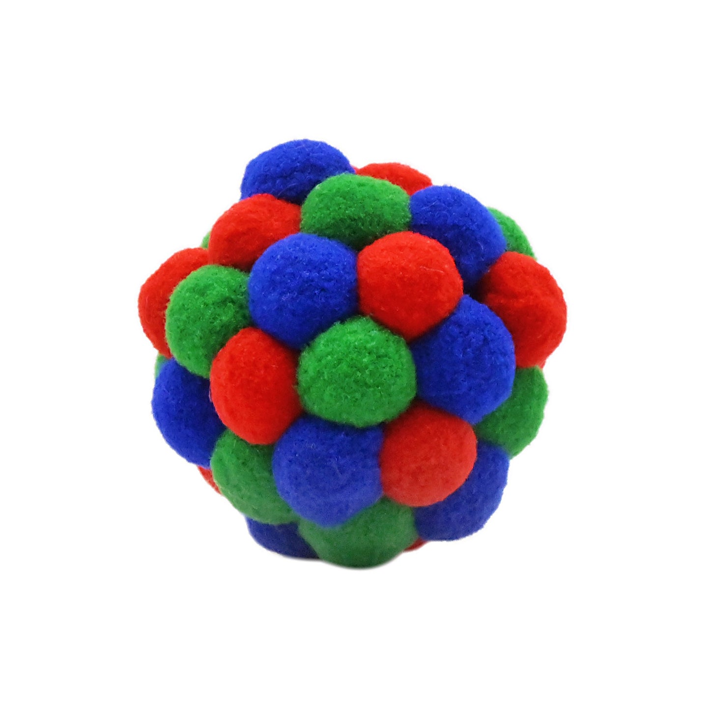 Ministry Of Pets Pom Pom Ball Cat Toy - Multi Colour