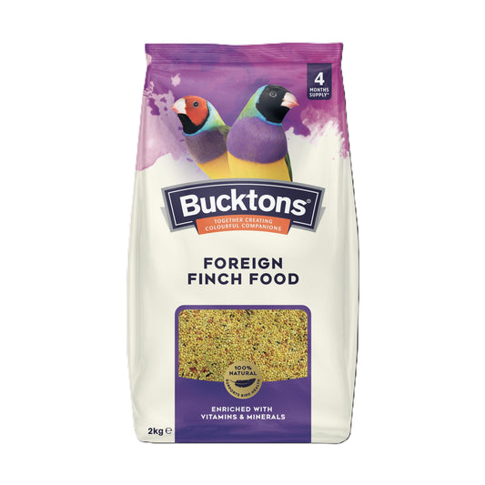 Front View of Bucktons Foreign Finch Food - 2kg