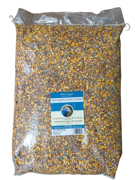 Front View of Johnston & Jeff Four Season Pigeon Mix - 20kg