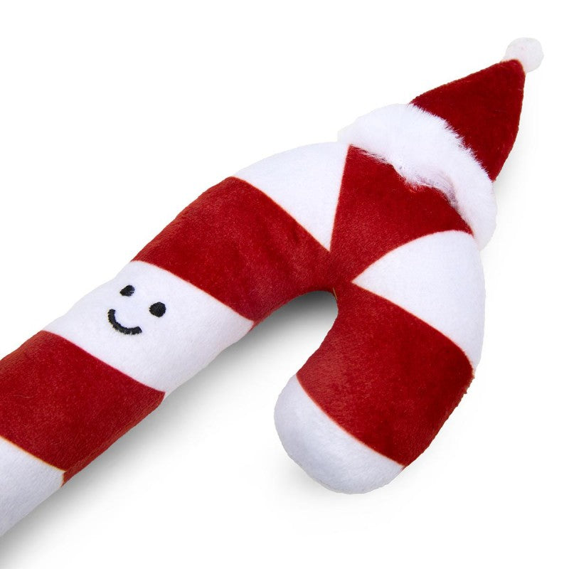Petface Candy The Christmas Cane Plush Dog Toy