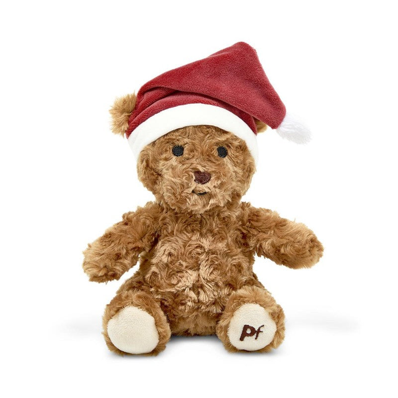 Front View of Petface Cassie Curly Christmas Teddy Dog Toy