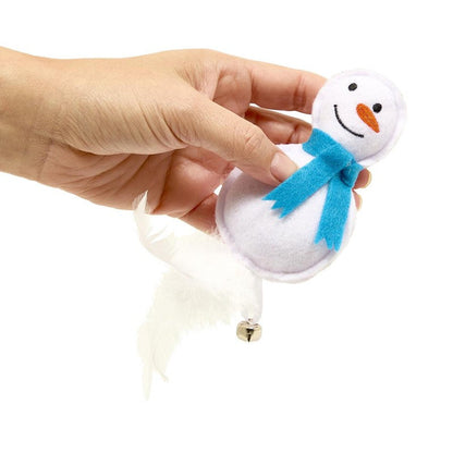 Petface Christmas Felt Snowman & Tree Cat Toy