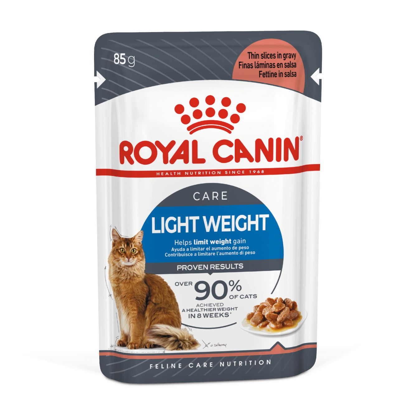 Royal Canin Light Weight Care Adult Thin Slices in Gravy Wet Cat Food
