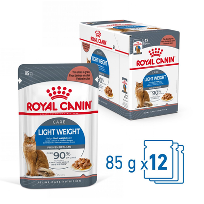 Royal Canin Light Weight Care Adult Thin Slices in Gravy Wet Cat Food