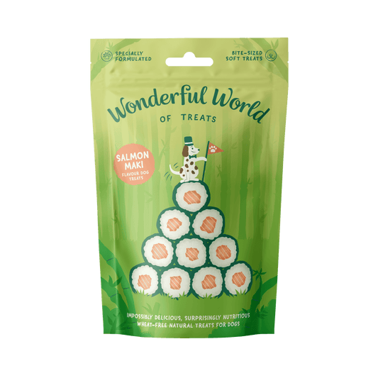 Wonderful World of Treats Salmon Maki Dog Treats