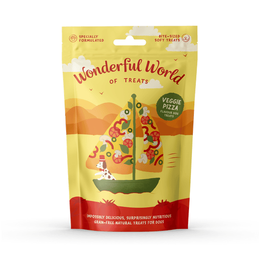 Wonderful World of Treats Veggie Pizza Dog Treats