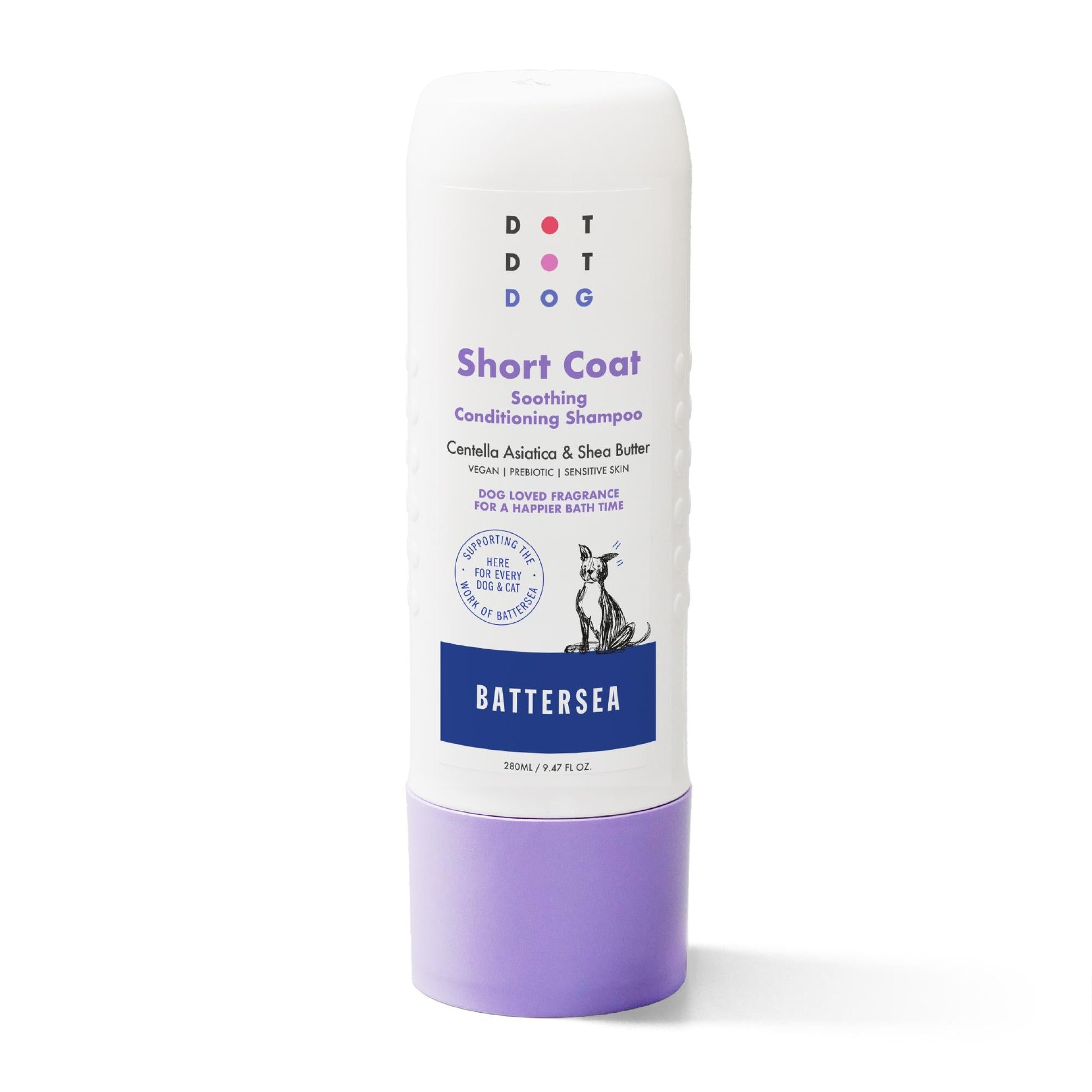 Front View of DotDotPet Battersea Short Coat Conditioning Dog Shampoo - 280ml