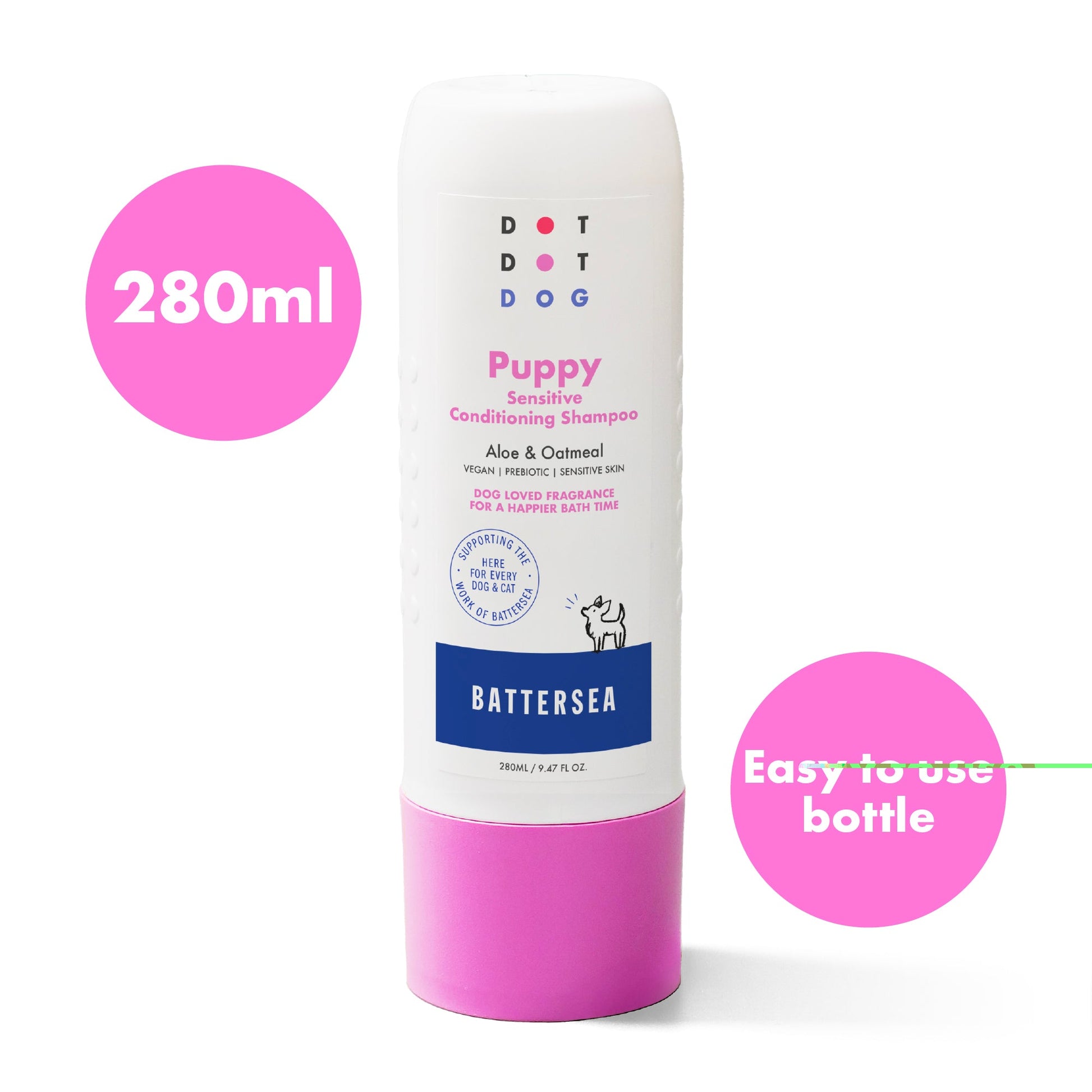 DotDotPet Battersea Extra Gentle Conditioning Puppy Shampoo - 280ml