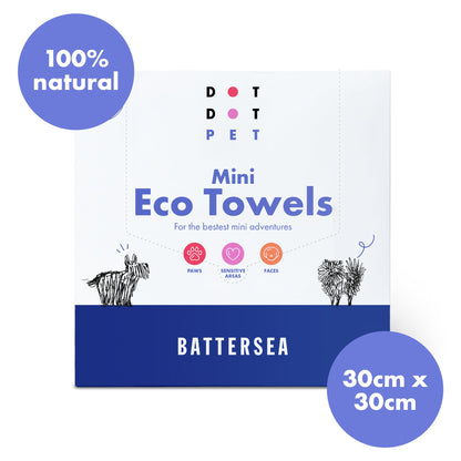 DotDotPet Battersea Mini Eco Dog Towels - 10 x 30cm 30cm