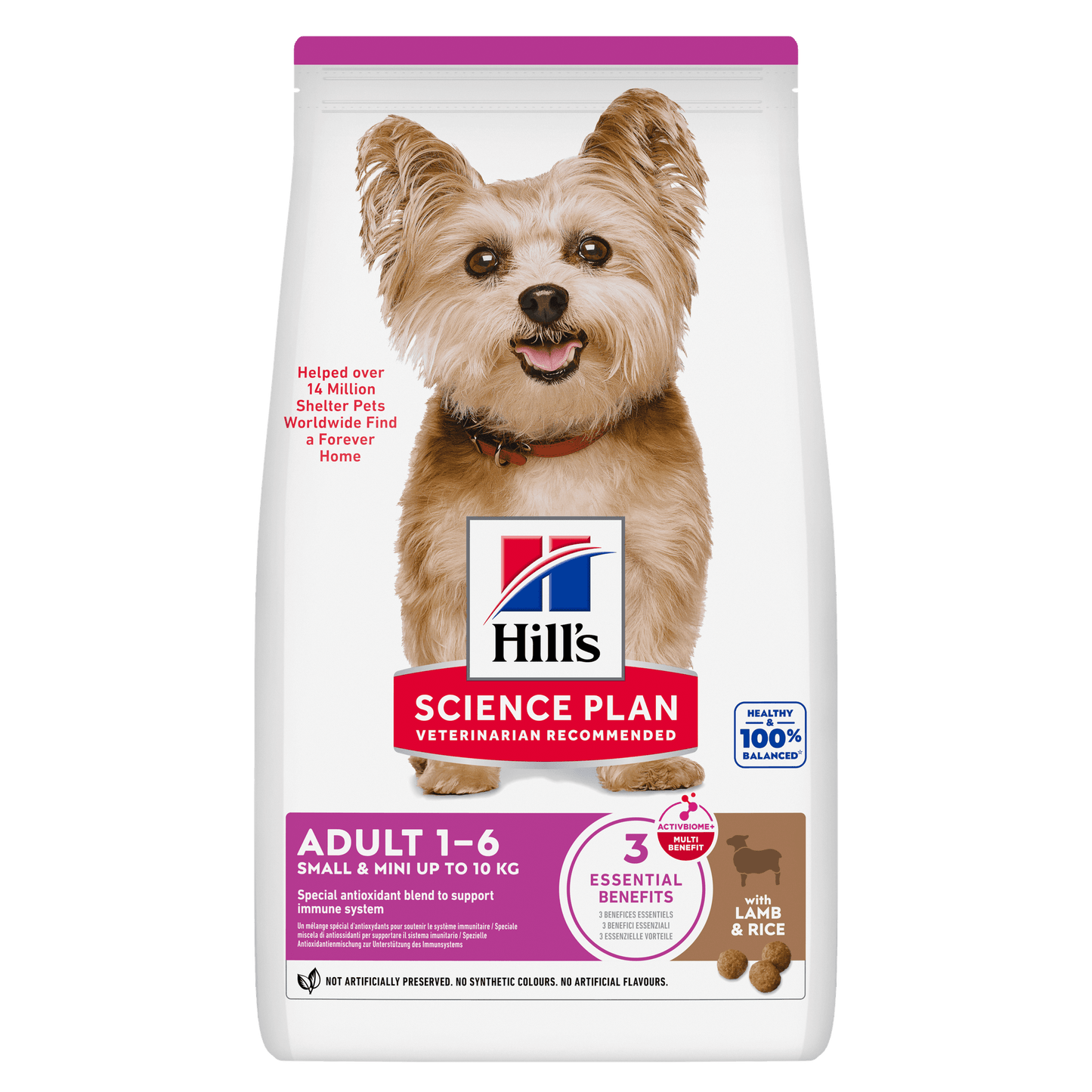 Hill's Science Plan Adult Small & Mini Breed Dry Dog Food with Lamb & Rice