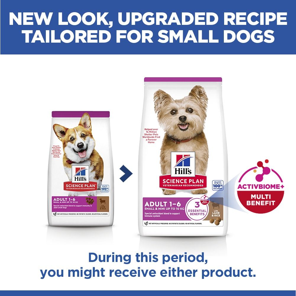 Hill's Science Plan Adult Small & Mini Breed Dry Dog Food with Lamb & Rice