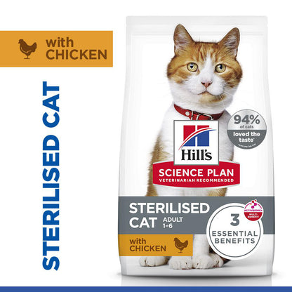 Hill's Science Plan Sterilised Cat Adult Cat Dry Food - Chicken