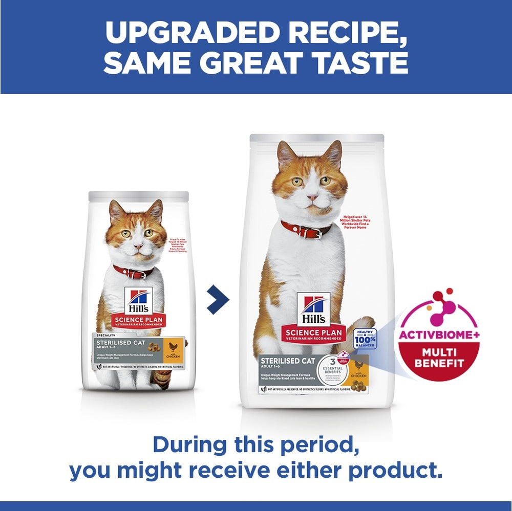 Hill's Science Plan Sterilised Cat Adult Cat Dry Food - Chicken