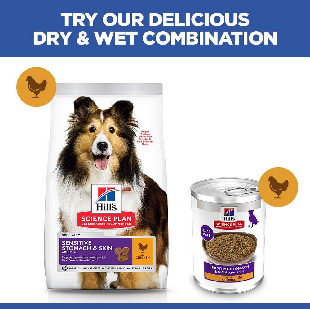 Hill's Science Plan Adult Medium Sensitive Stomach & Skin Chicken Dog Food