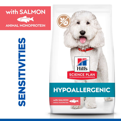 Hill's Science Plan Hypoallergenic Medium Adult Dry Dog Food - Salmon