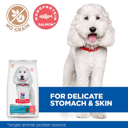 Hill's Science Plan Hypoallergenic Medium Adult Dry Dog Food - Salmon