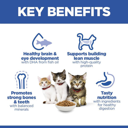 Hill's Science Plan Kitten Dry Cat Food with Salmon