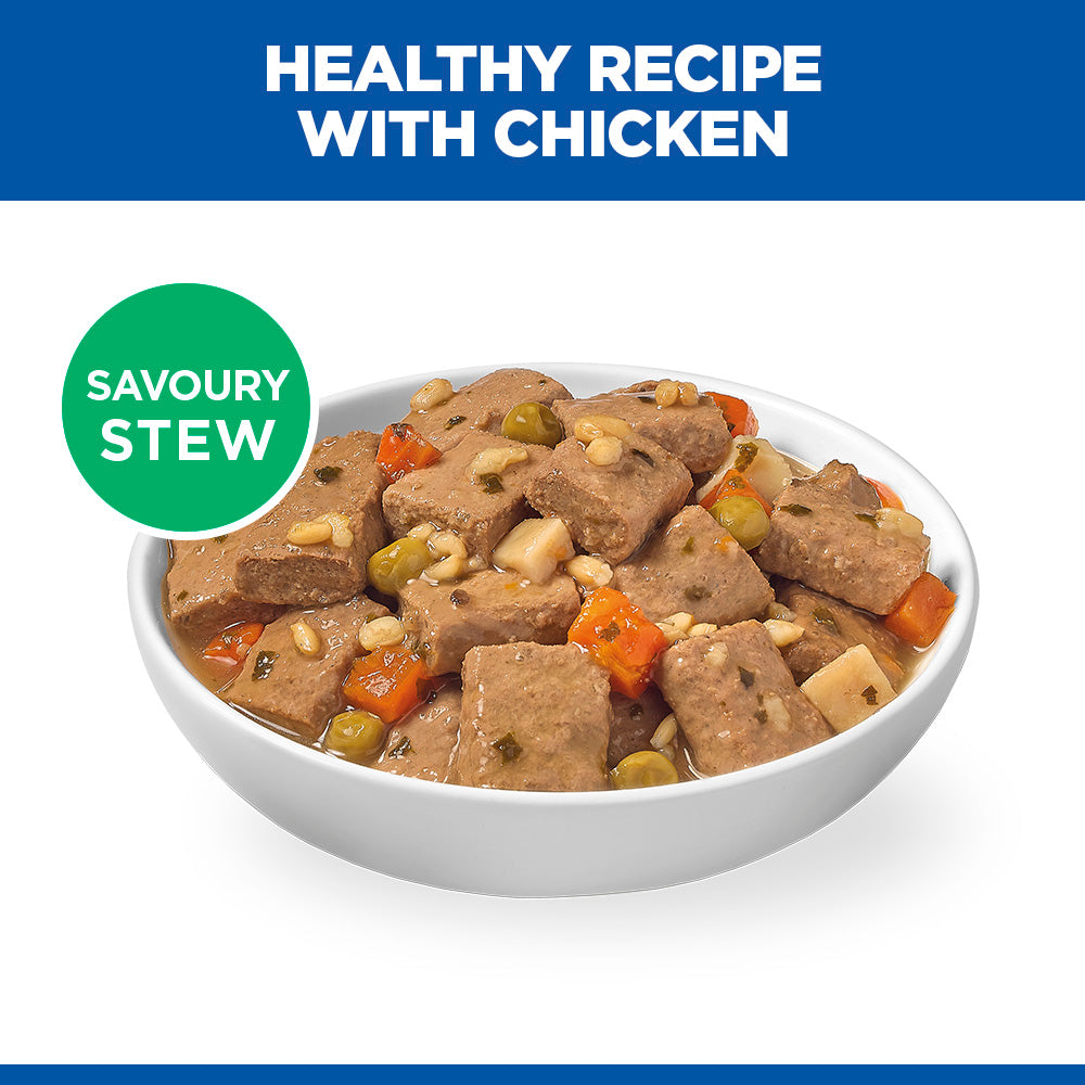 Hill's Science Plan Puppy Savoury Stew with Chicken & added Vegetables Wet Dog Food