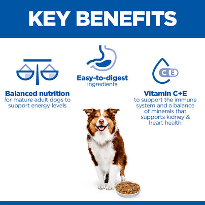 Hill's Science Plan Mature Adult Savoury Stew with Chicken & added Vegetables Wet Dog Food