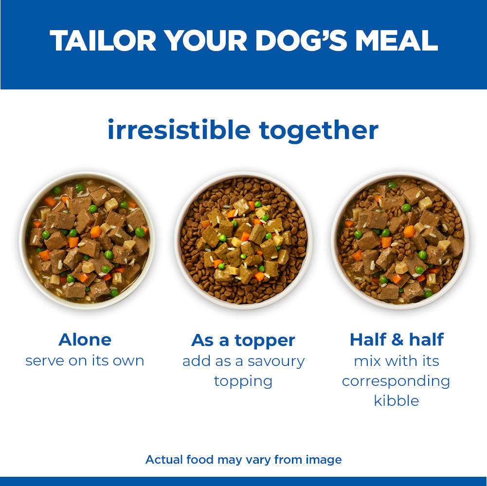 Hill's Science Plan Mature Adult Savoury Stew with Chicken & added Vegetables Wet Dog Food