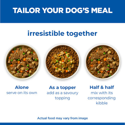 Hill's Science Plan Adult Savoury Stew with Chicken & added Vegetables Wet Dog Food