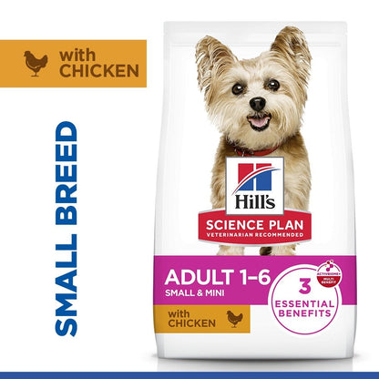 Hill's Science Plan Adult Small & Mini Breed Dry Dog Food with Chicken