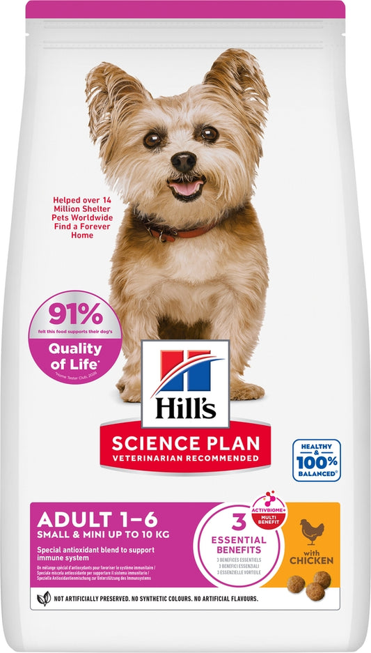 Hill's Science Plan Adult Small & Mini Breed Dry Dog Food with Chicken